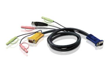 Aten 2L-5305U - USB KVM Cable 5m with 3 in 1 SPHD and Audio