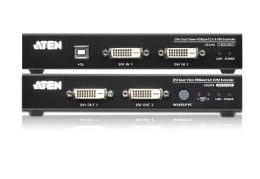 Aten CE624 - USB DVI Dual View KVM Extender