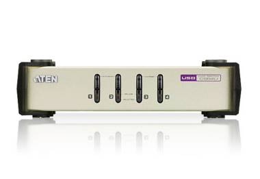Aten CS84U 4-Port PS/2-USB KVM Switch 1 Console(PS/2 & USB)