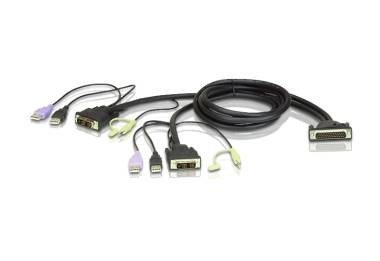 Aten LIN7-32W3-G11G - DVI Single Link KVM Cable 1.2m