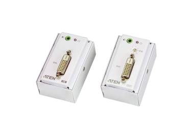 Aten VE607 - DVI/Audio Cat 5 Extender with MK Wall Plate