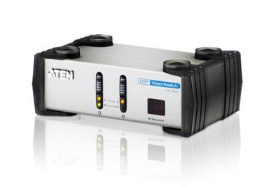 Aten VS261 - 2 Port DVI/Audio Switch 1080p
