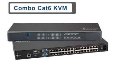 Combo Cat6 IP KVM