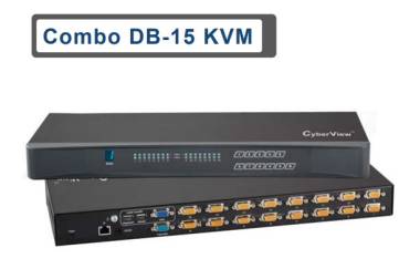 Combo DB-15 2Console KVM