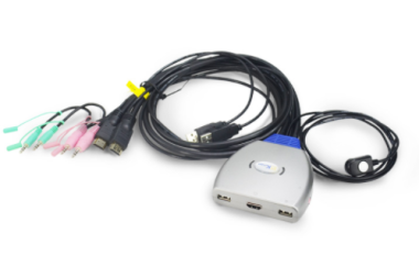 HD2302 - 2 Port USB HDMI Cable KVM Switch