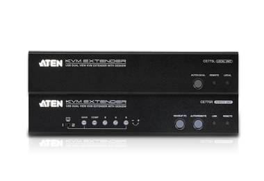 Aten CE775 - USB Dual View KVM Extender with Deskew