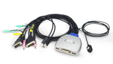 DV2302 - 2 Port USB DVI Cable KVM Switch