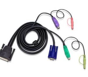 Aten 2L-1701P - Audio/ PS/2 KVM Cable 1.8m
