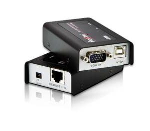 Aten CE100 - MINI USB KVM Extender VGA gain control