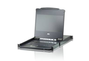 Aten CL6708MW - Single Rail 8-Port LCD KVM Switch