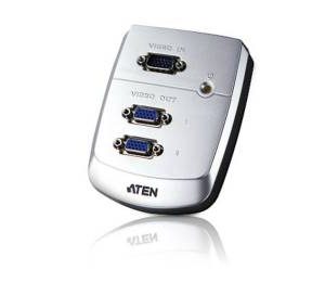 Aten VS82 - 2Port VGA Splitter Wall Plate (Plastic)