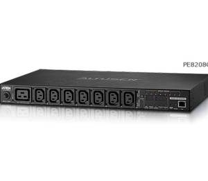 PE8208 - 20A/16A 8-Outlet 1U Outlet-Metered & Switched eco PDU