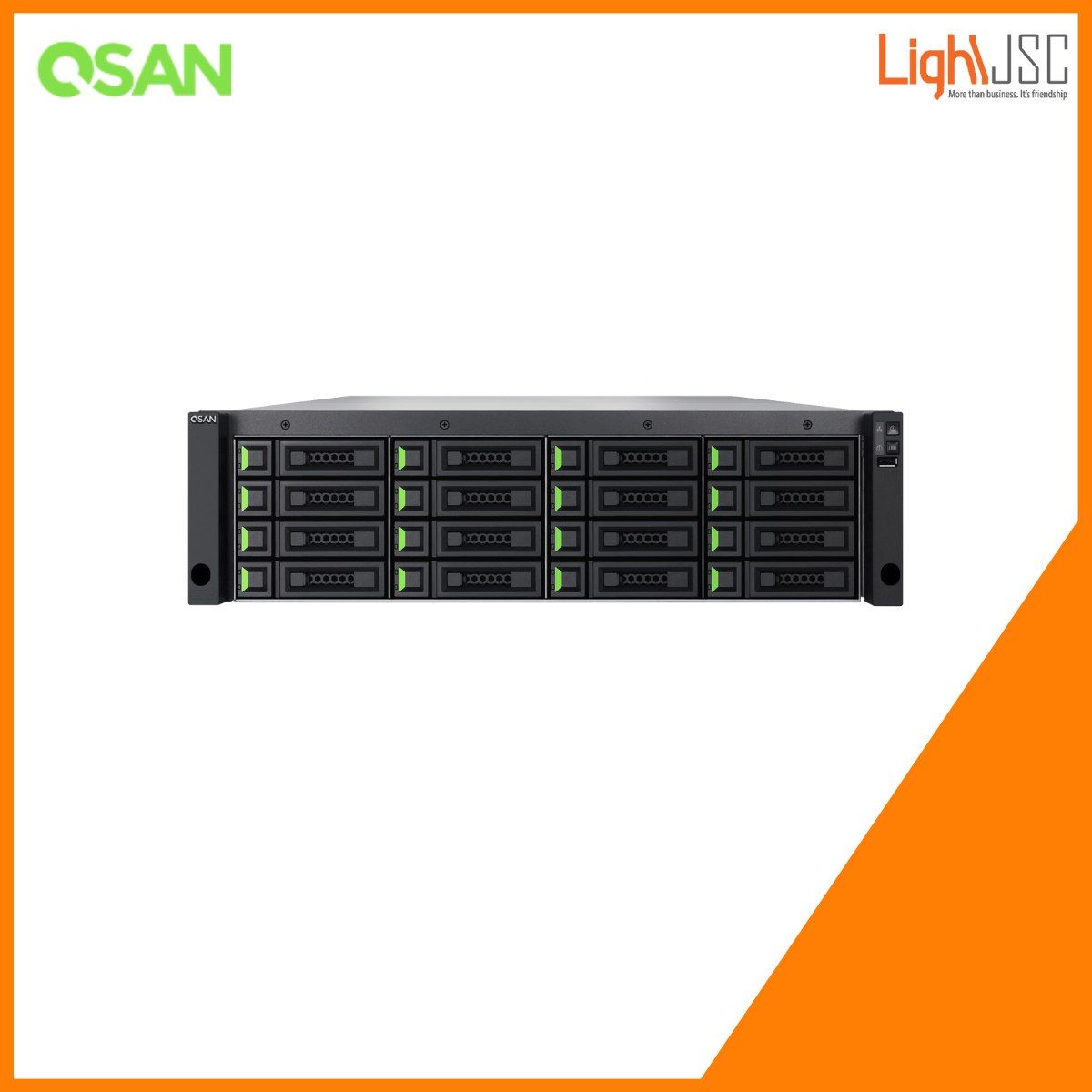 QSAN XS3316 (3.5″ 3U 16-bay)