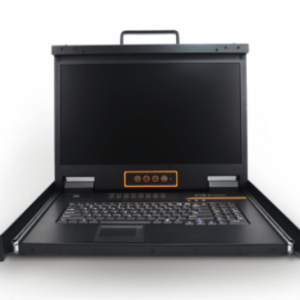 XW1808 - 8Port Short Depth VGA 18.5” Widescreen LCD KVM